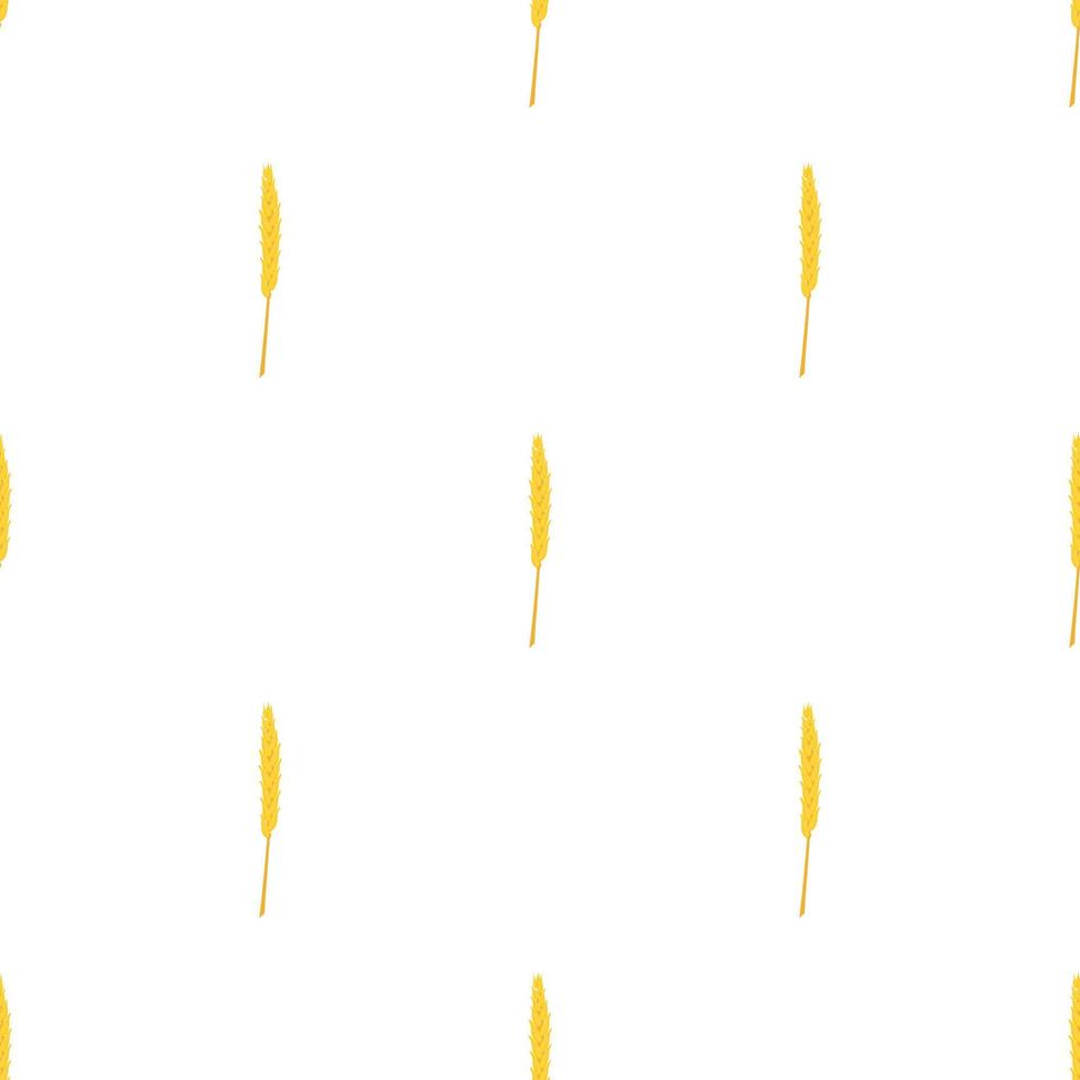 Wheat pattern seamless vector