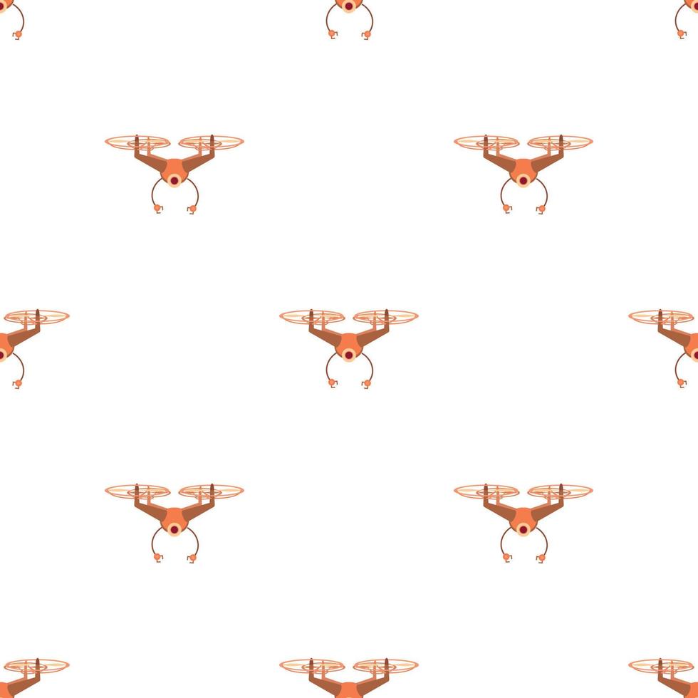 Flying robot pattern seamless vector