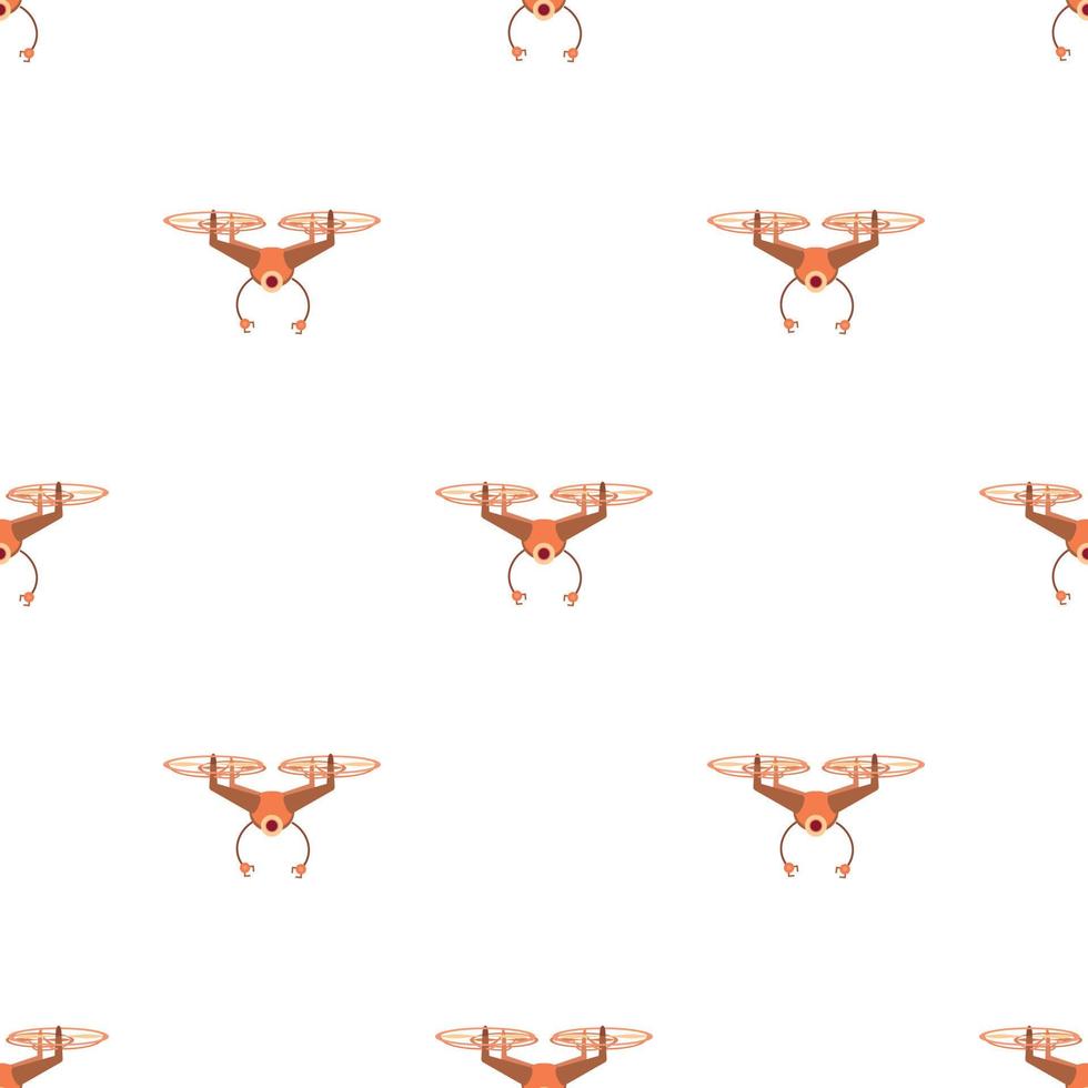 Flying robot pattern seamless vector