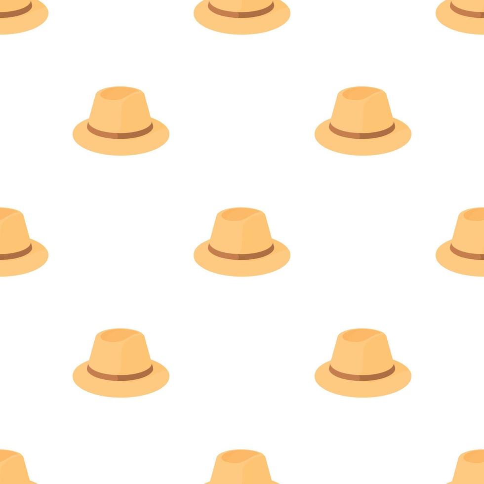 Fedora pattern seamless vector