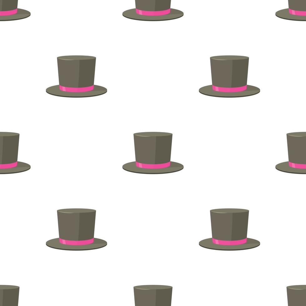 Bowler hat pattern seamless vector