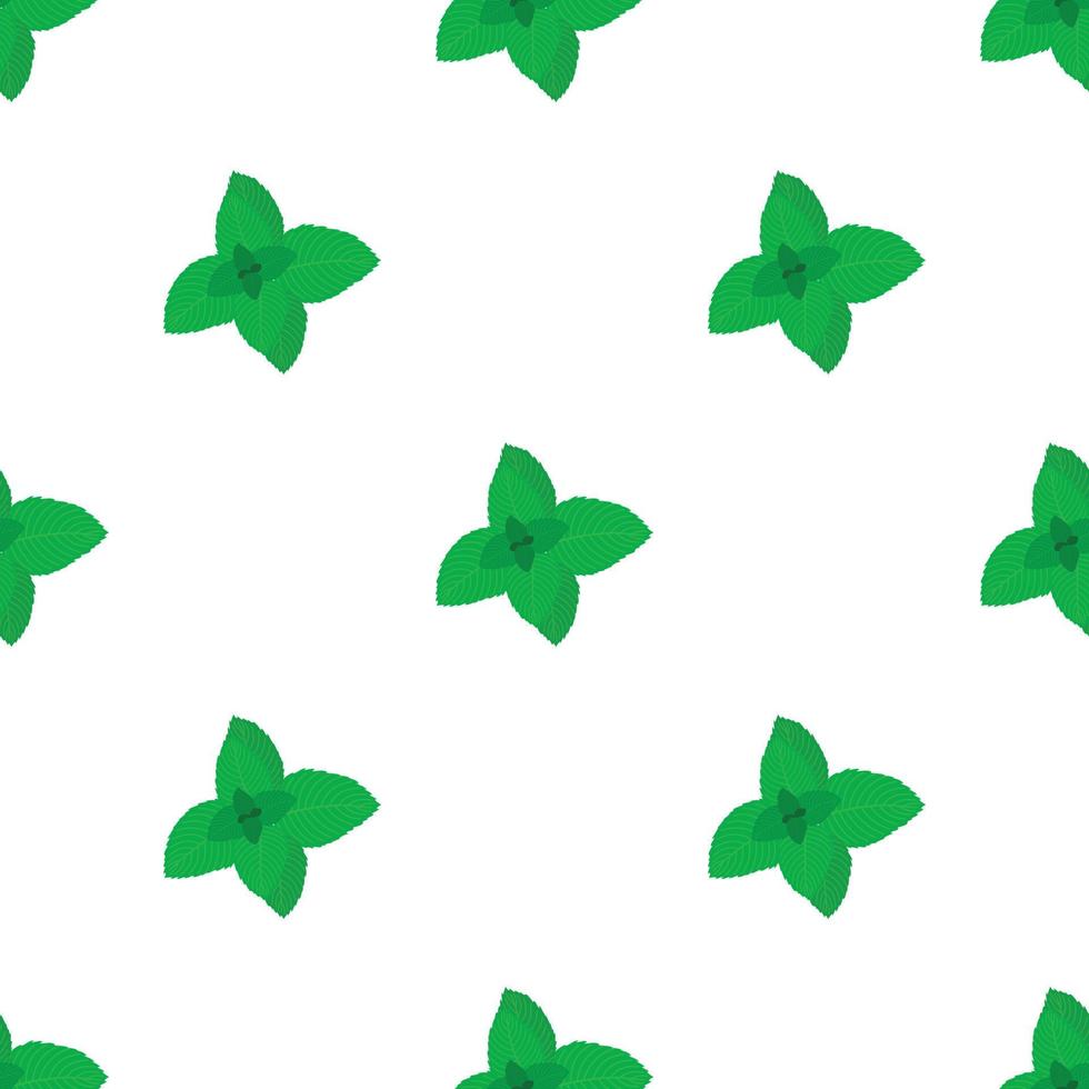 Mint pattern seamless vector