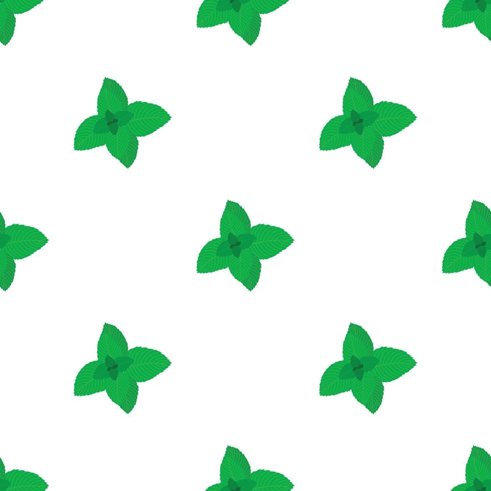 Mint pattern seamless vector