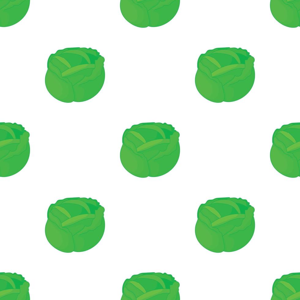 Cabbage pattern seamless vector