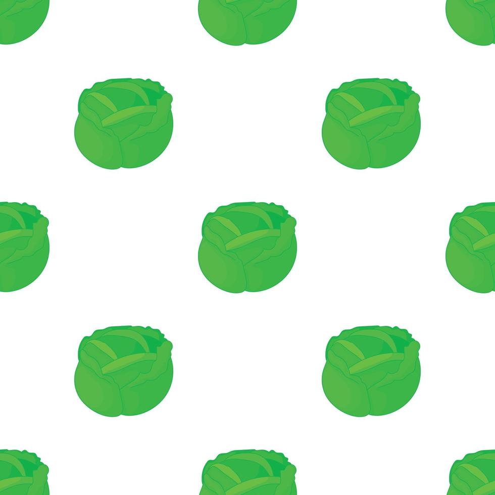 Cabbage pattern seamless vector