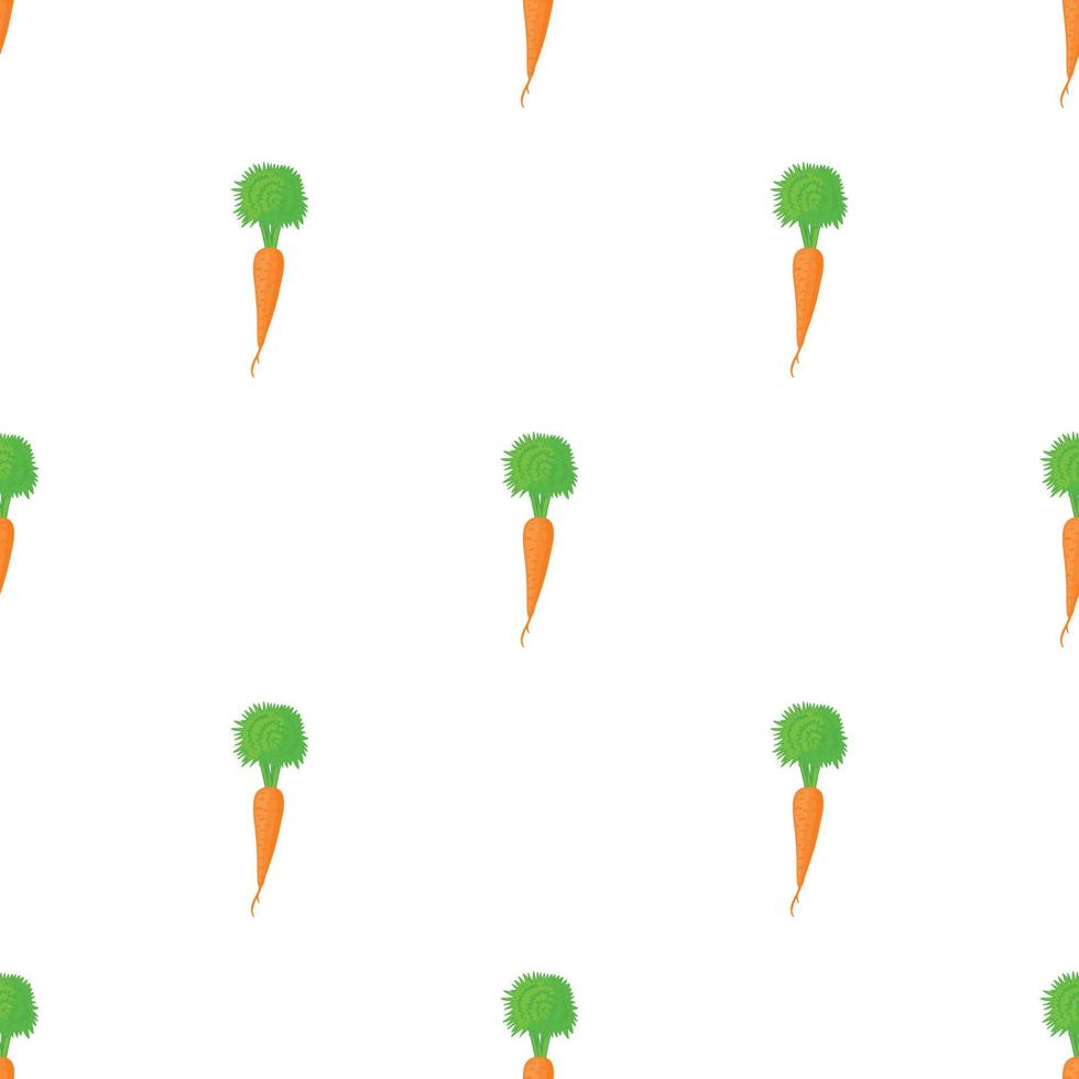 Carrot pattern seamless vector