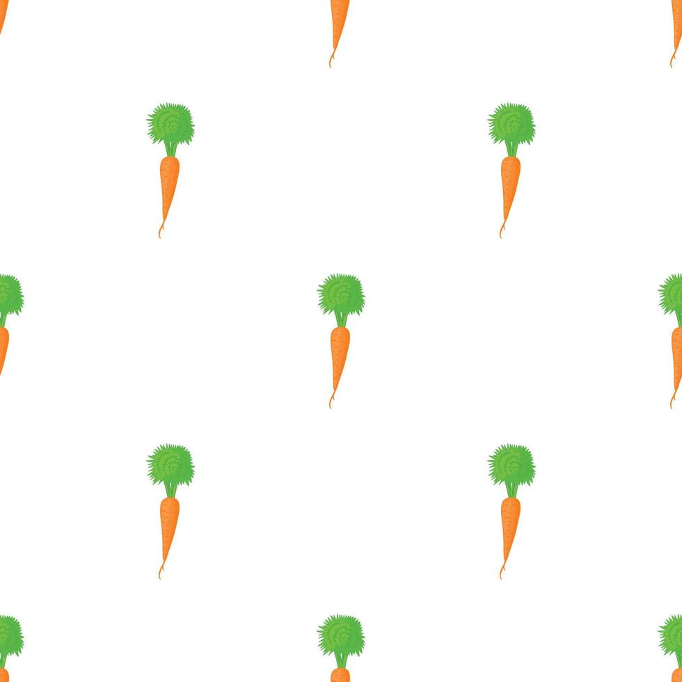 Carrot pattern seamless vector