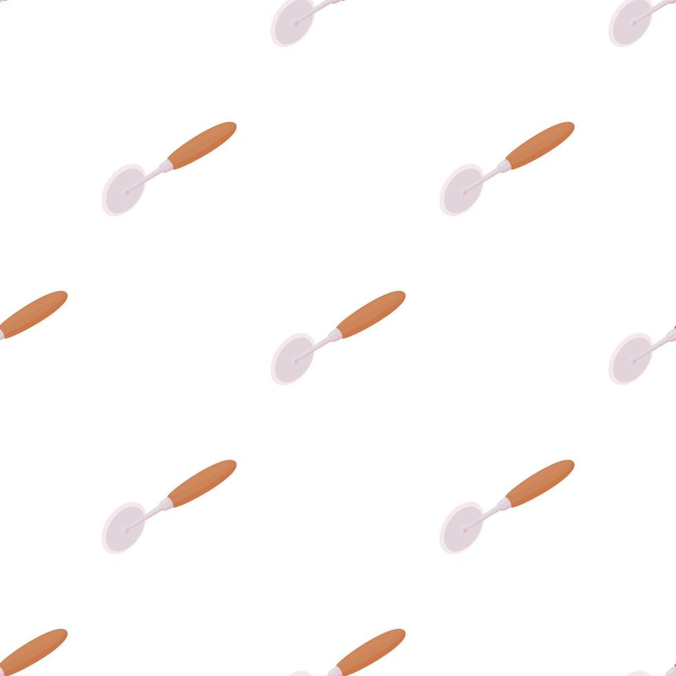 Pizza cutter pattern seamless vector