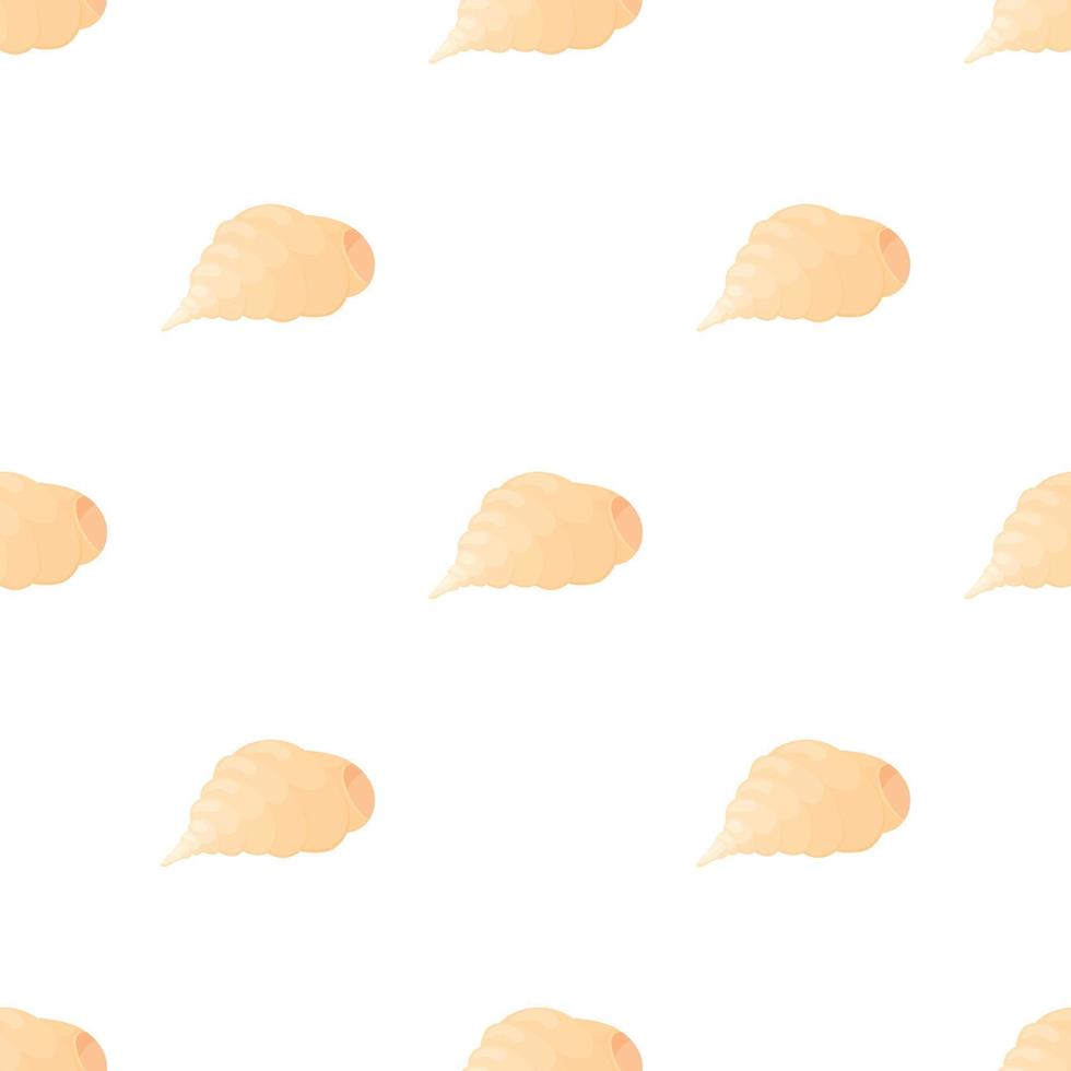 Seashell pattern seamless vector