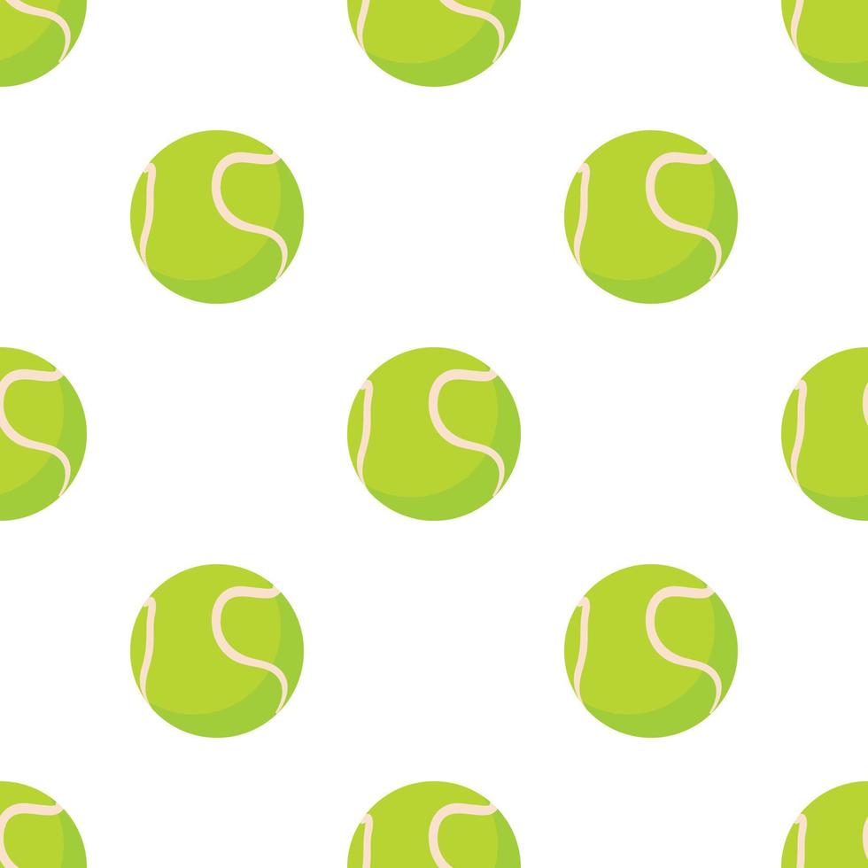 Tennis ball pattern seamless vector