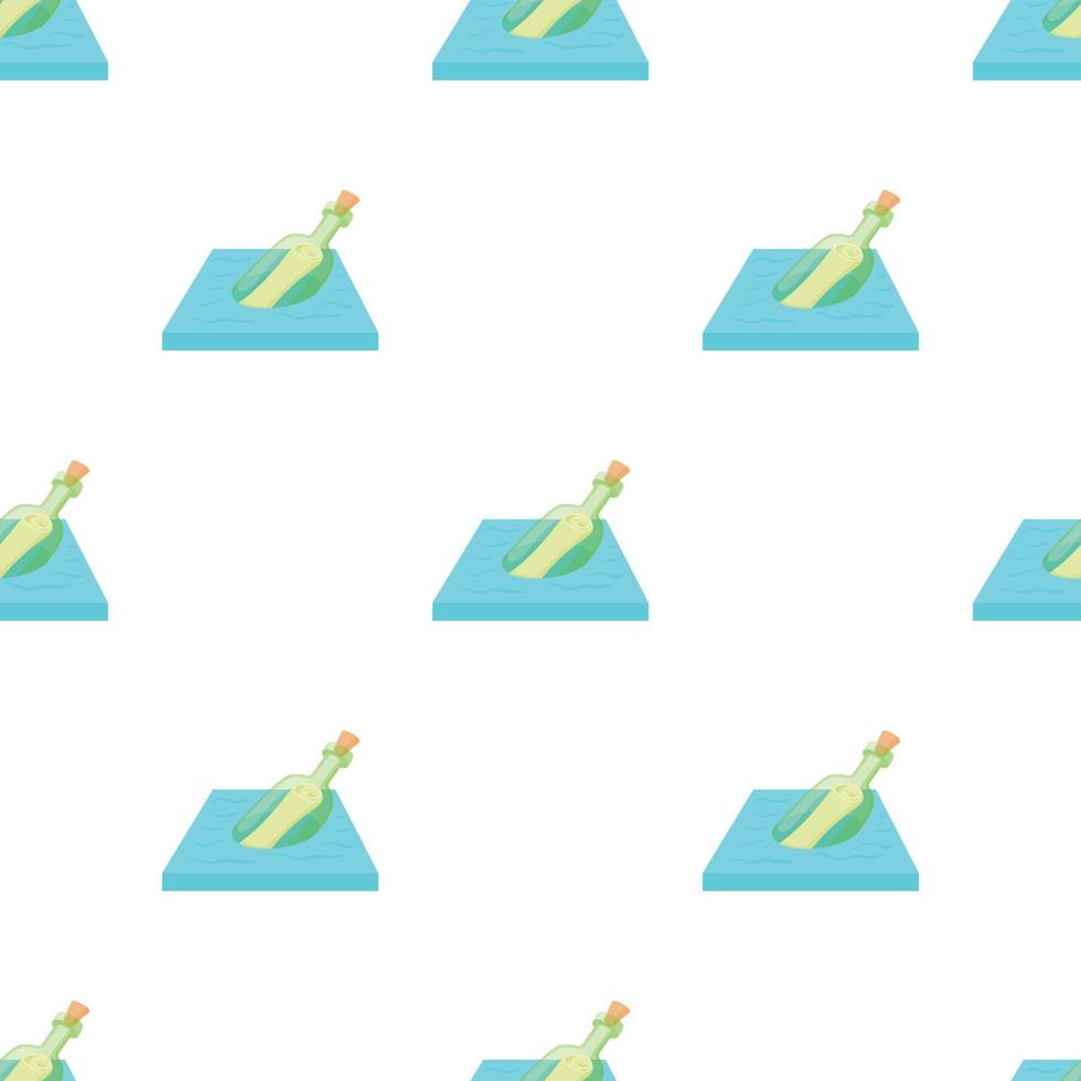 Bottle with letter pattern seamless vector