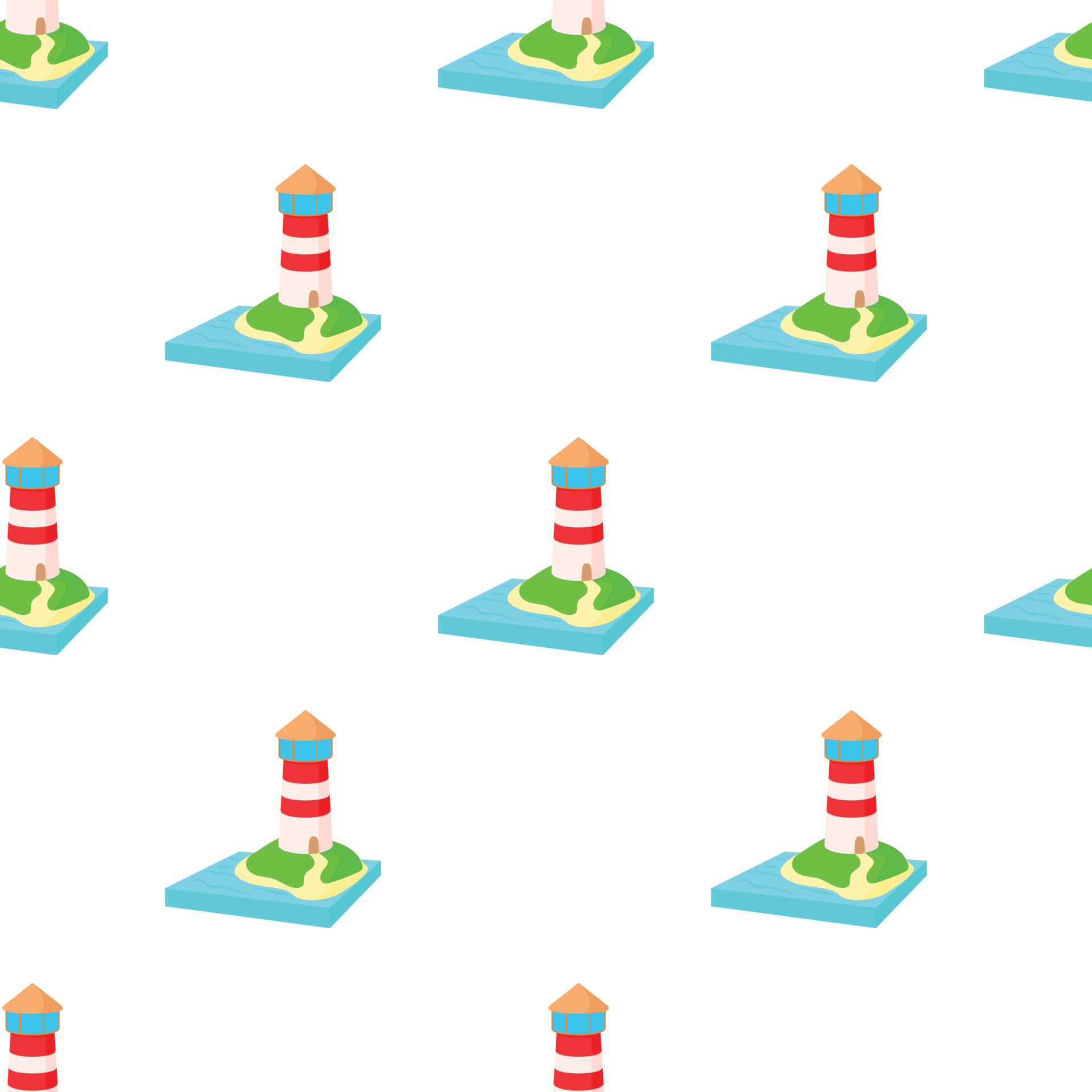 Lighthouse pattern seamless vector 15142703 Vector Art at Vecteezy