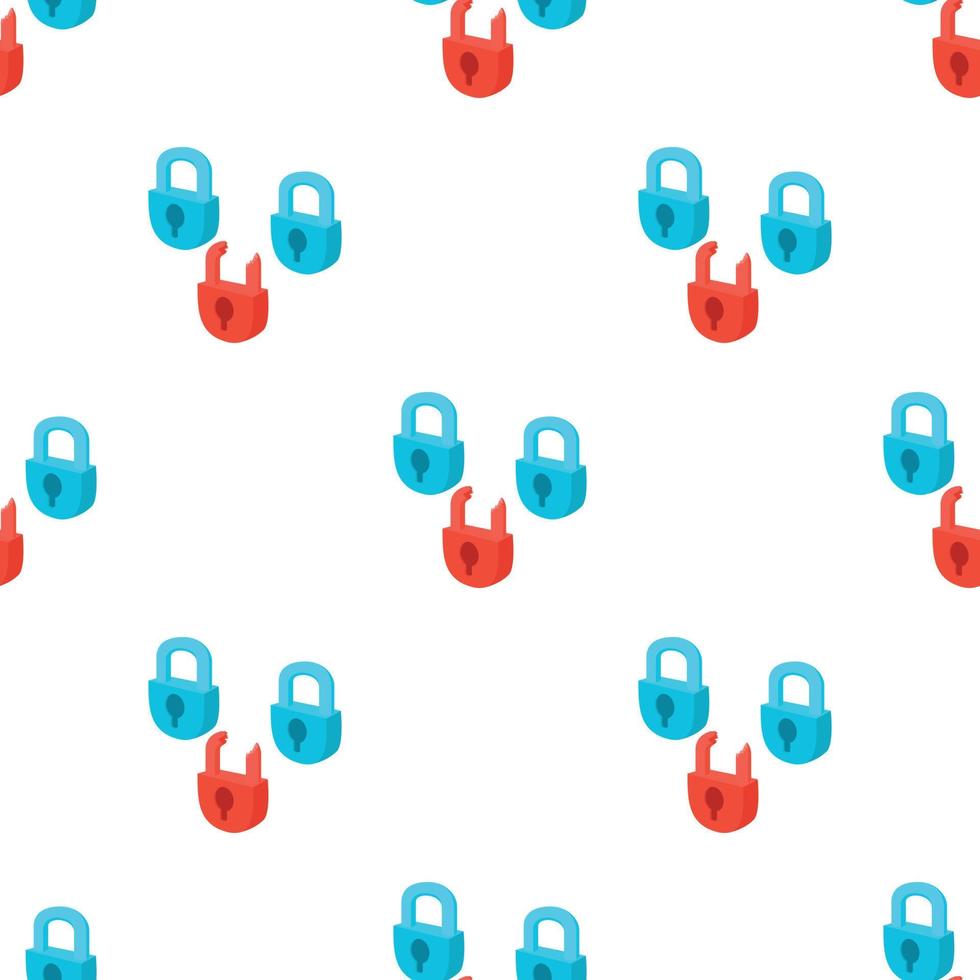 Symbol of internet security with padlocks pattern seamless vector