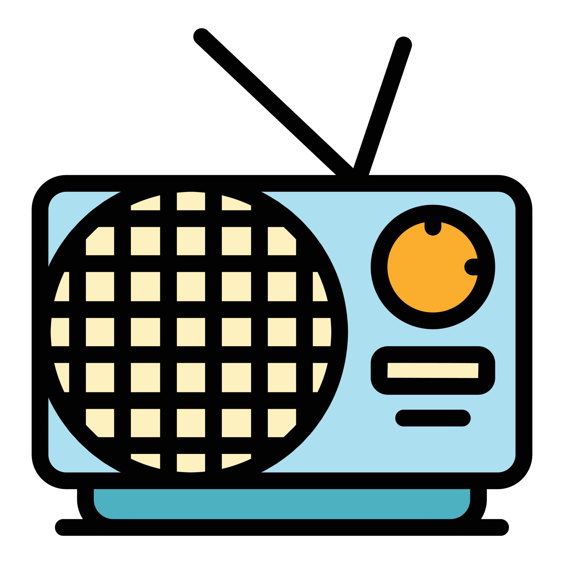 Radio modern news icon color outline vector 15142907 Vector Art at Vecteezy