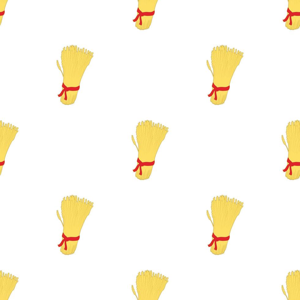 Sheaf of wheat pattern seamless vector