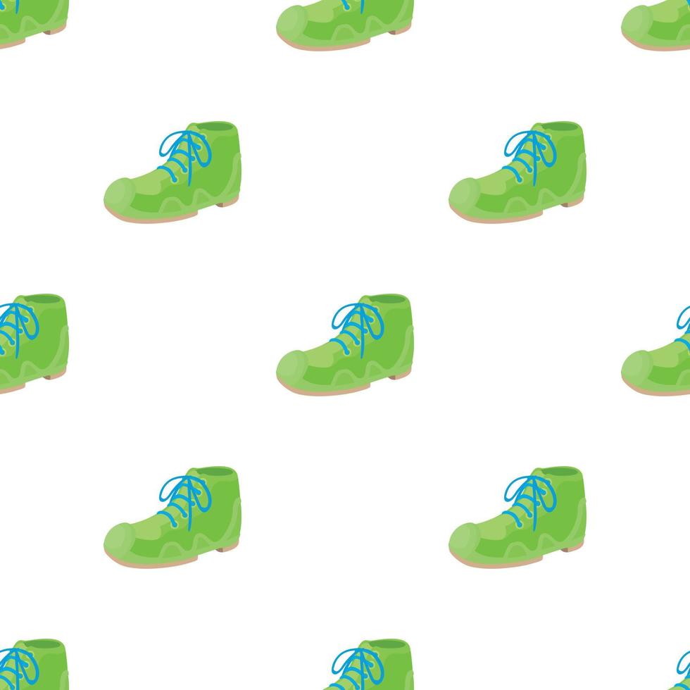 Green boot pattern seamless vector