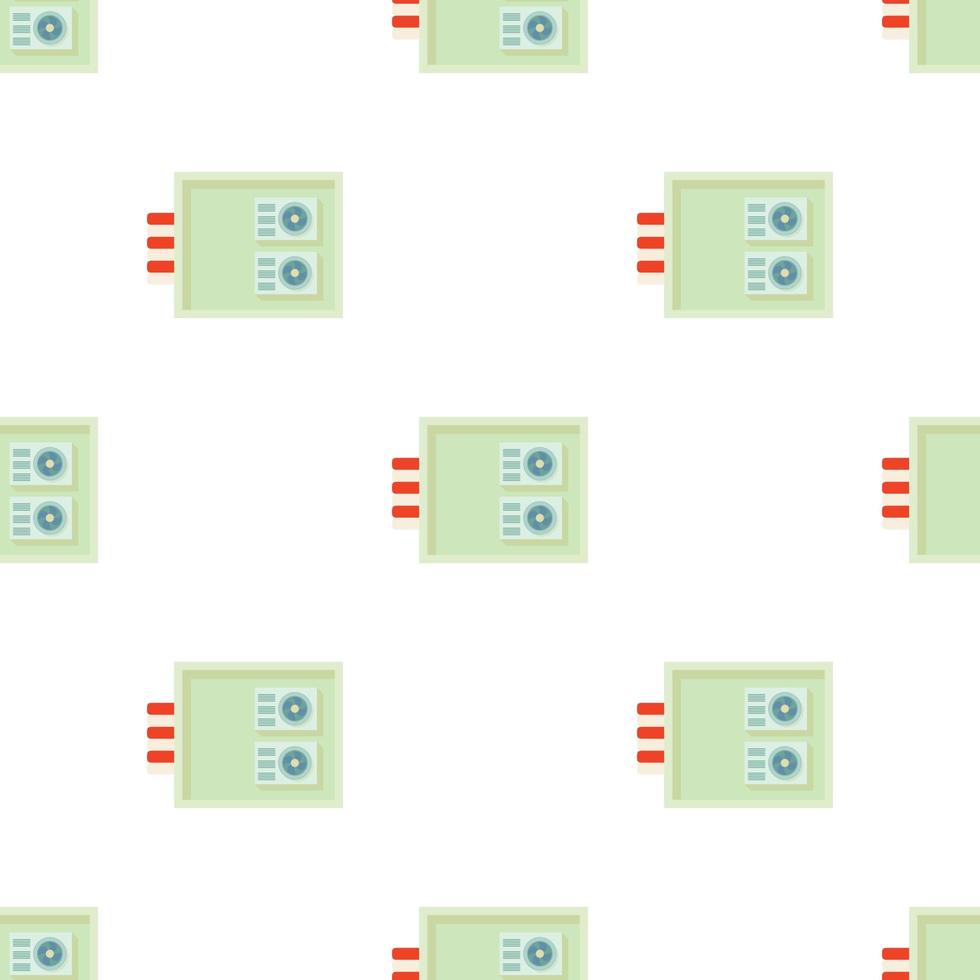 Top view of modern building with conditioners pattern seamless vector