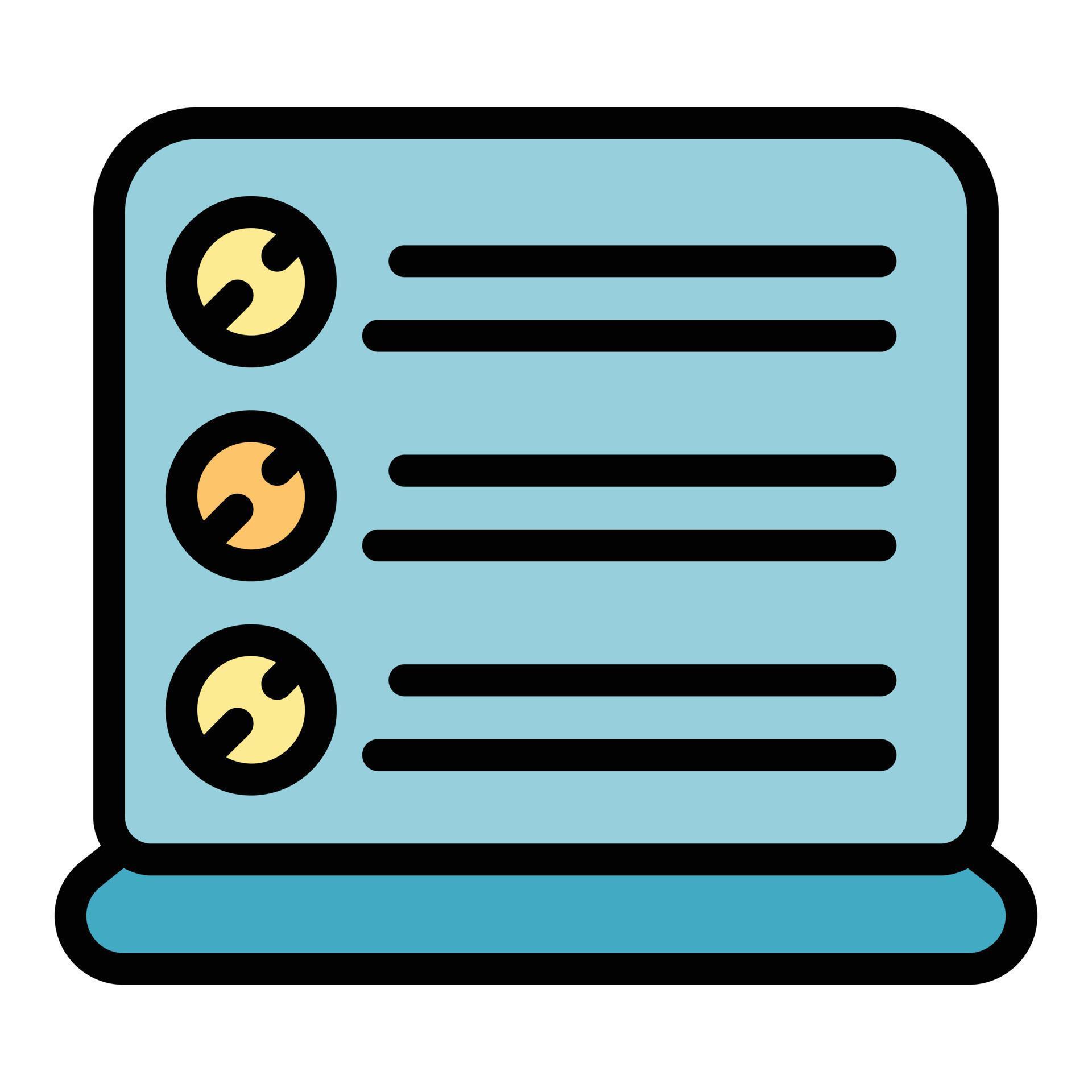 Online health test icon color outline vector 15144201 Vector Art at