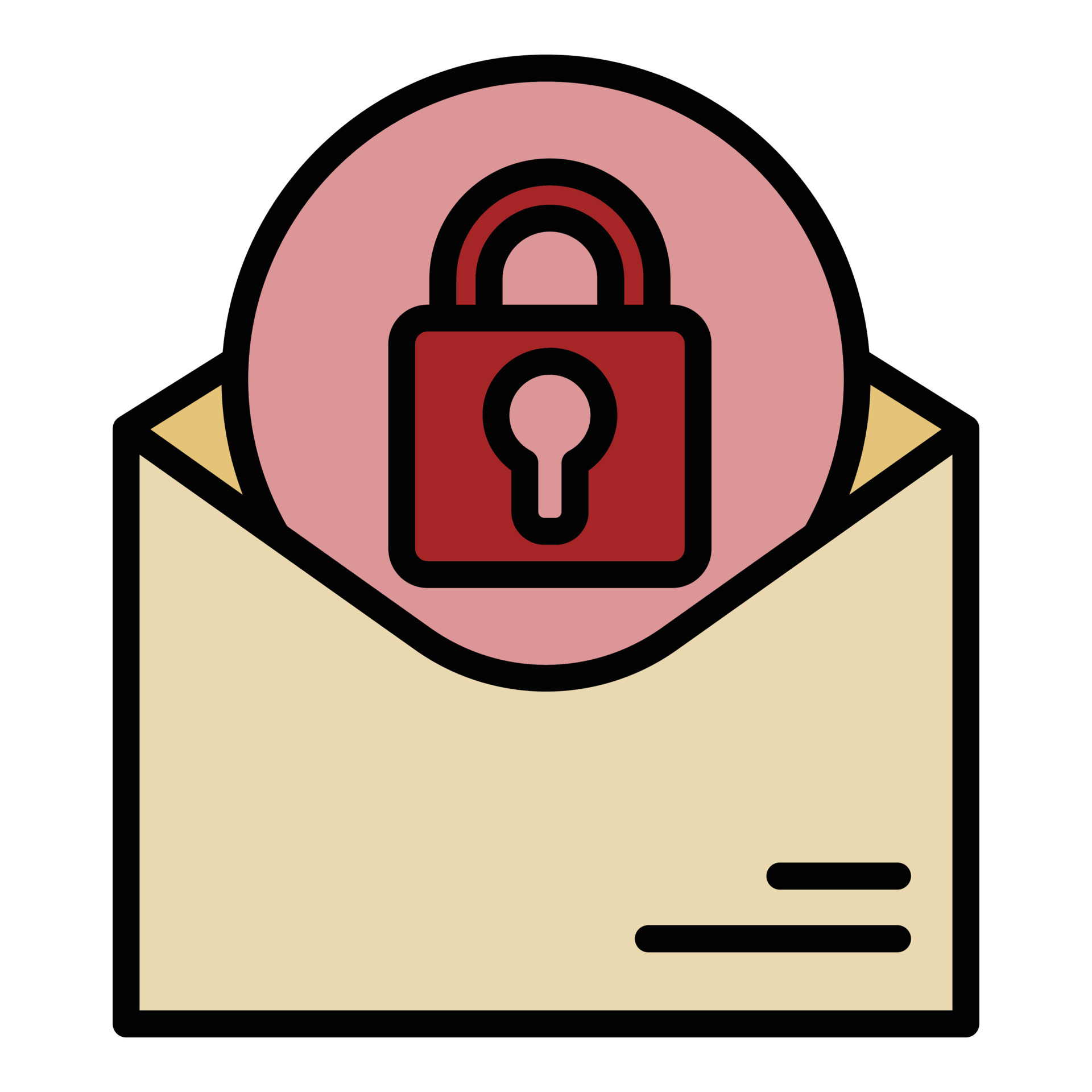 Locked folder icon color outline vector 15145391 Vector Art at Vecteezy