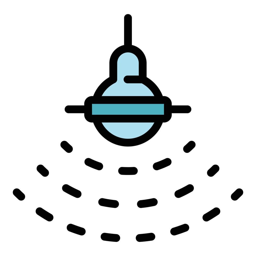 Depth souder icon color outline vector