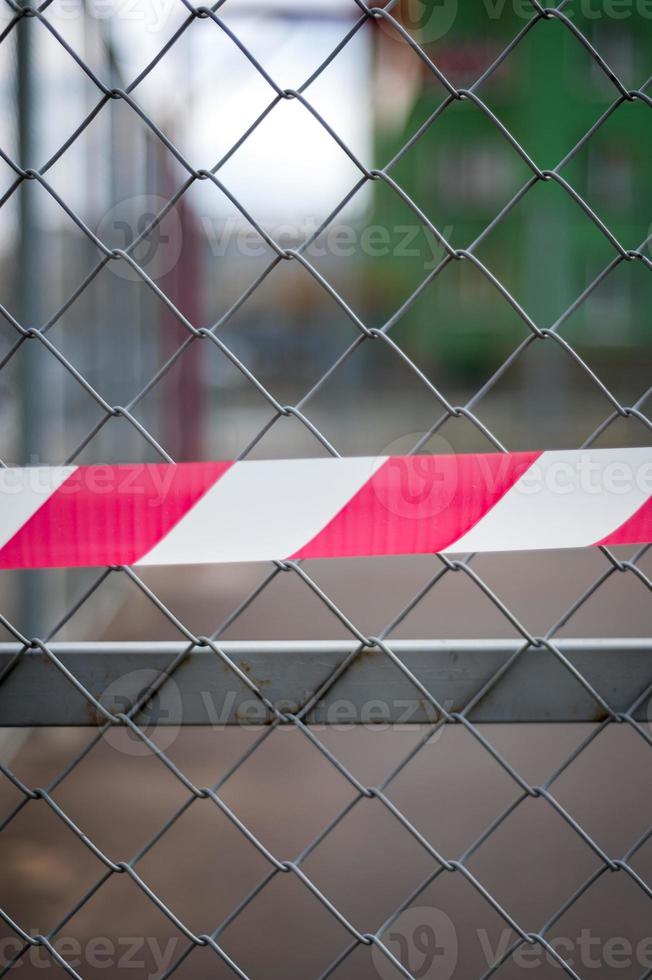 due to the Covid-19 coronavirus, a self-isolation regime has been introduced in the city, all playgrounds are closed photo