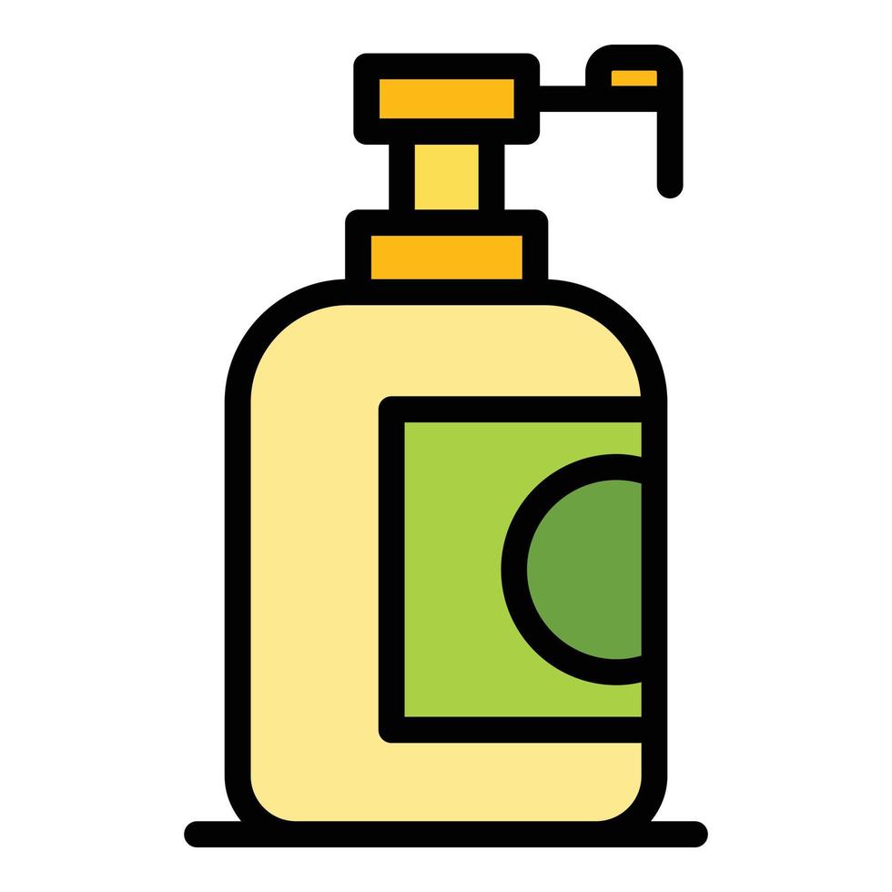 Shower gel icon color outline vector