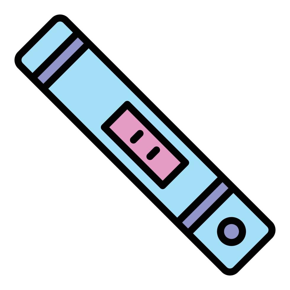 Pregnancy test icon color outline vector