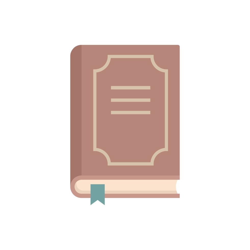 Prosecutor book icon flat isolated vector