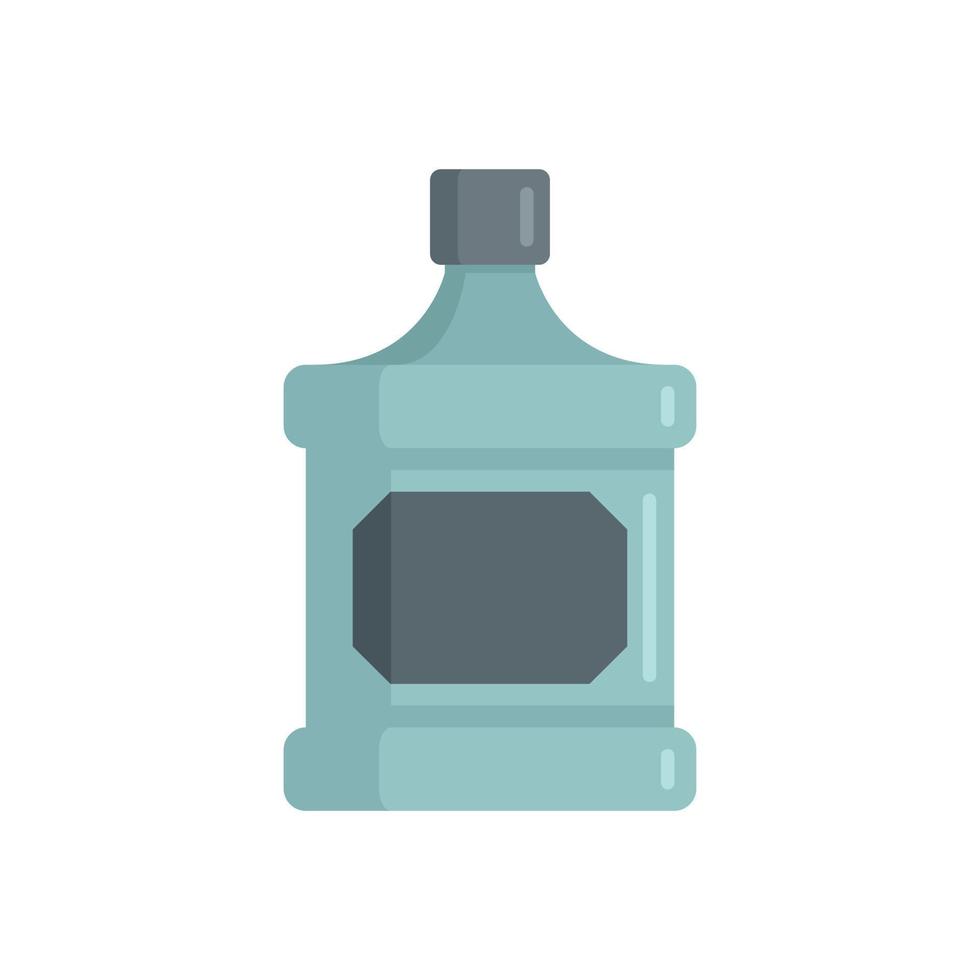 bebida botella icono plano aislado vector
