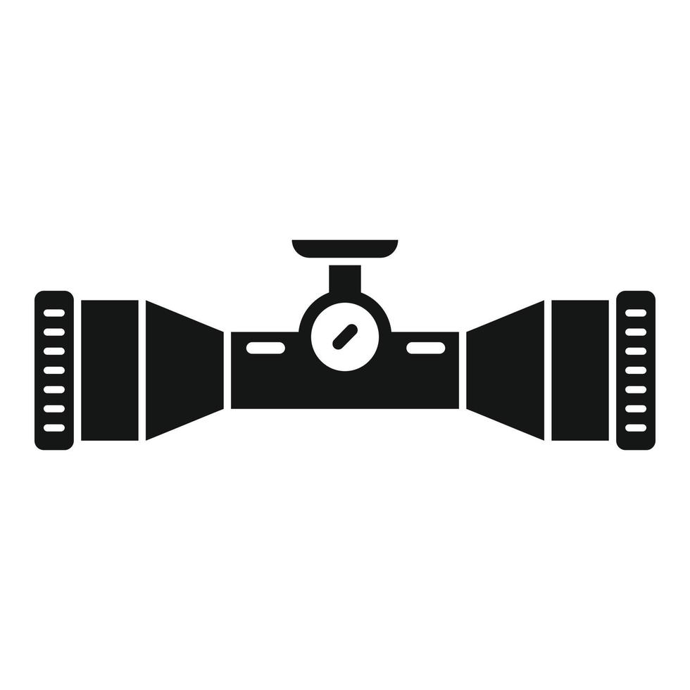 View sight icon simple vector. Rifle scope vector