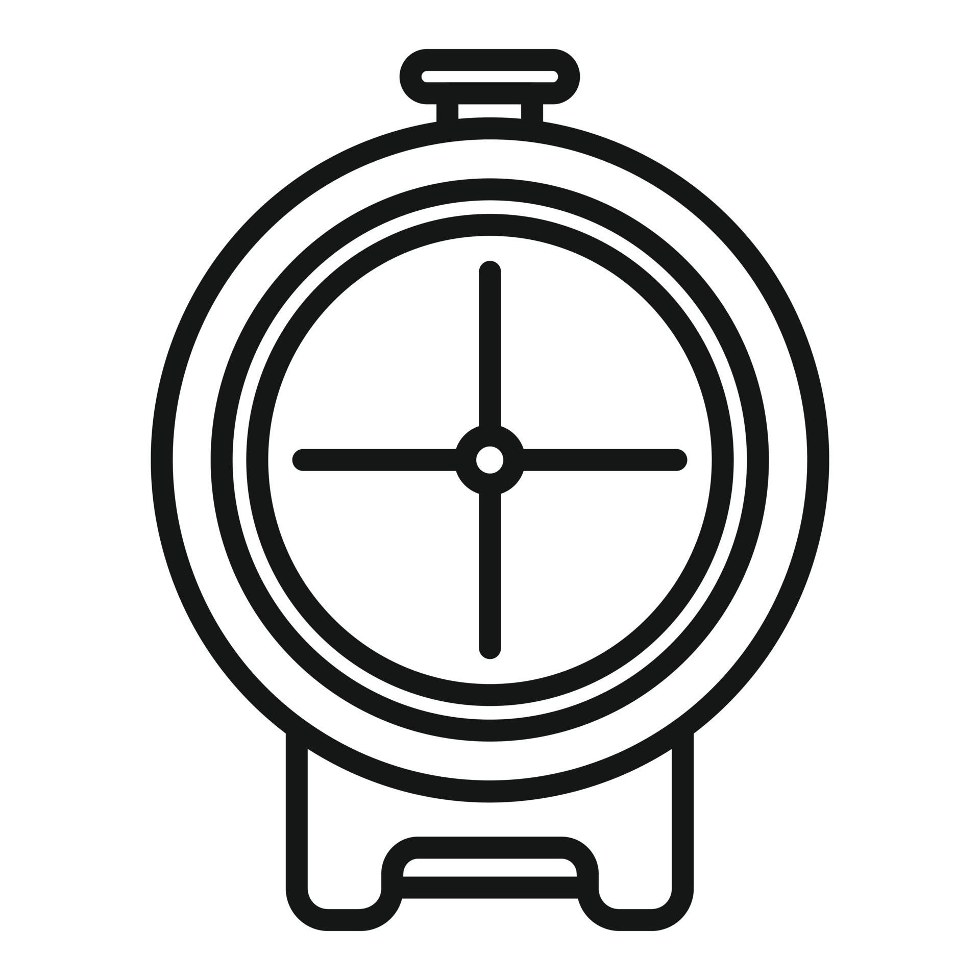 Modern army scope icon outline vector. Rifle gun 15148689 Vector Art at