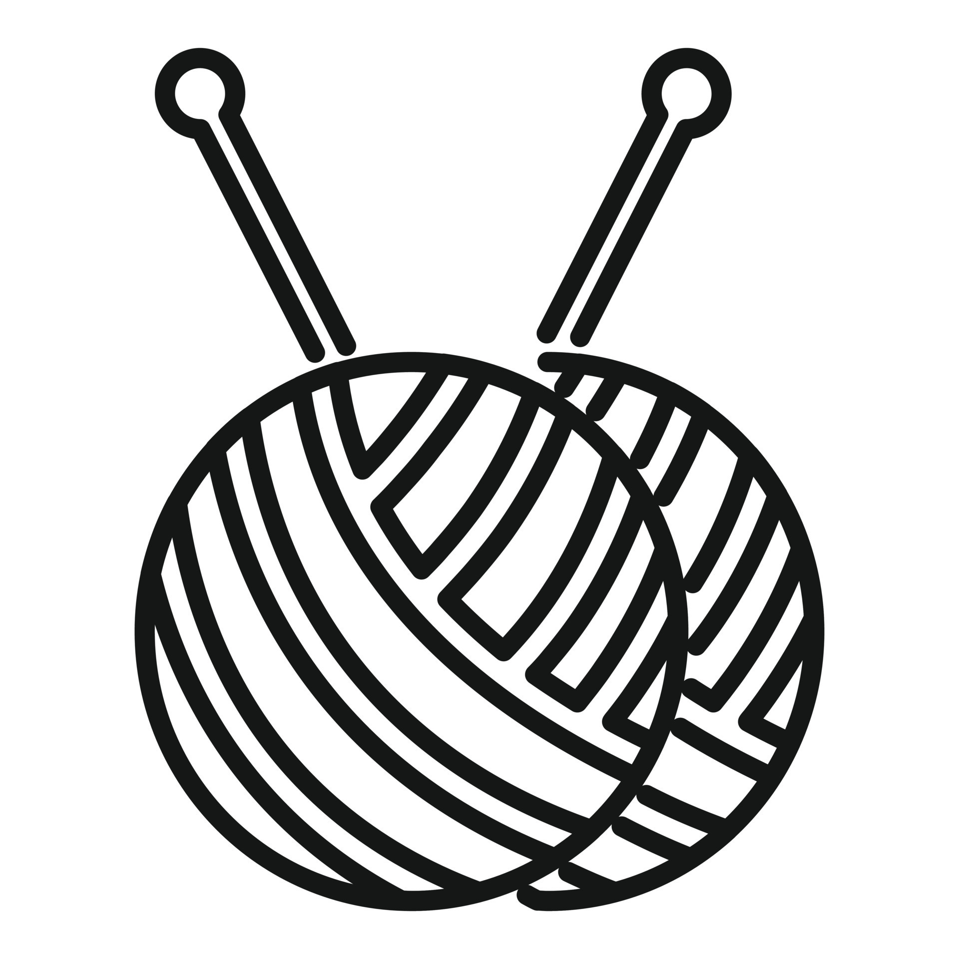 Knit balls icon outline vector. Wool yarn 15148904 Vector Art at Vecteezy