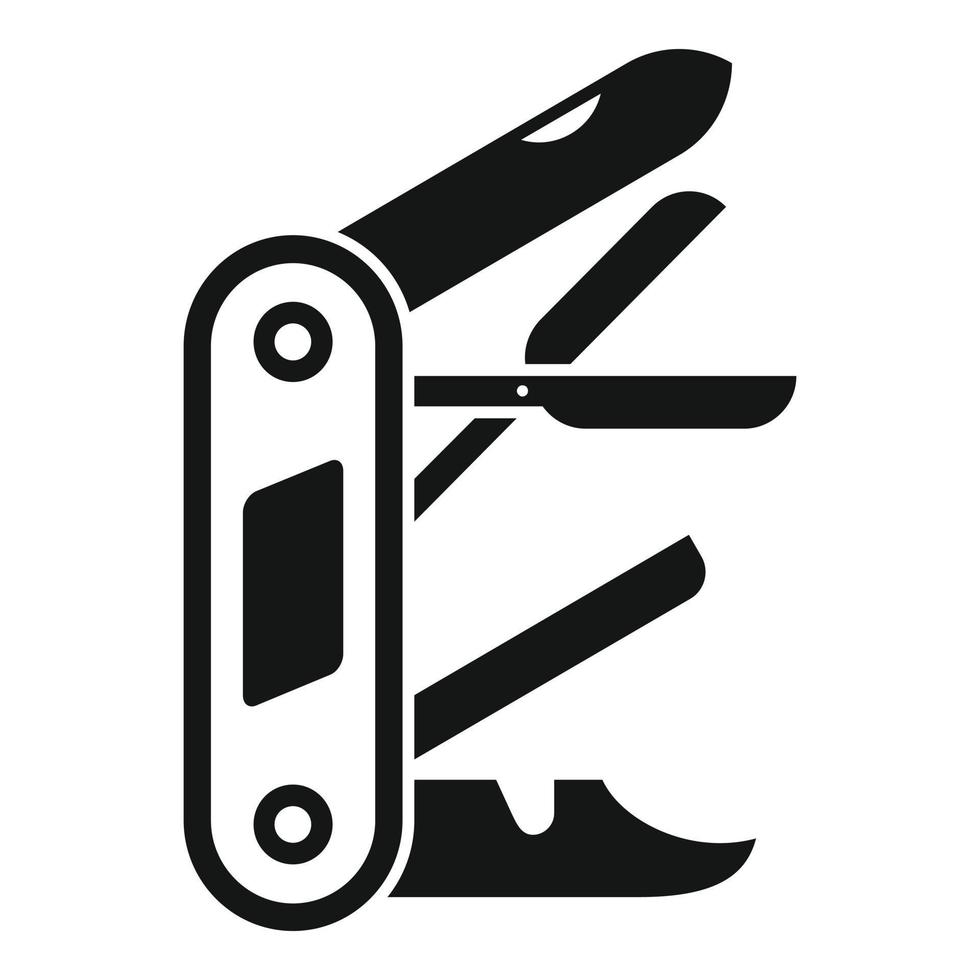 Blade multitool icon simple vector. Army knife vector