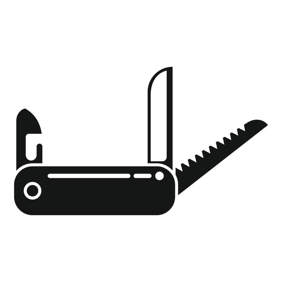 Multi tool icon simple vector. Knife kit vector