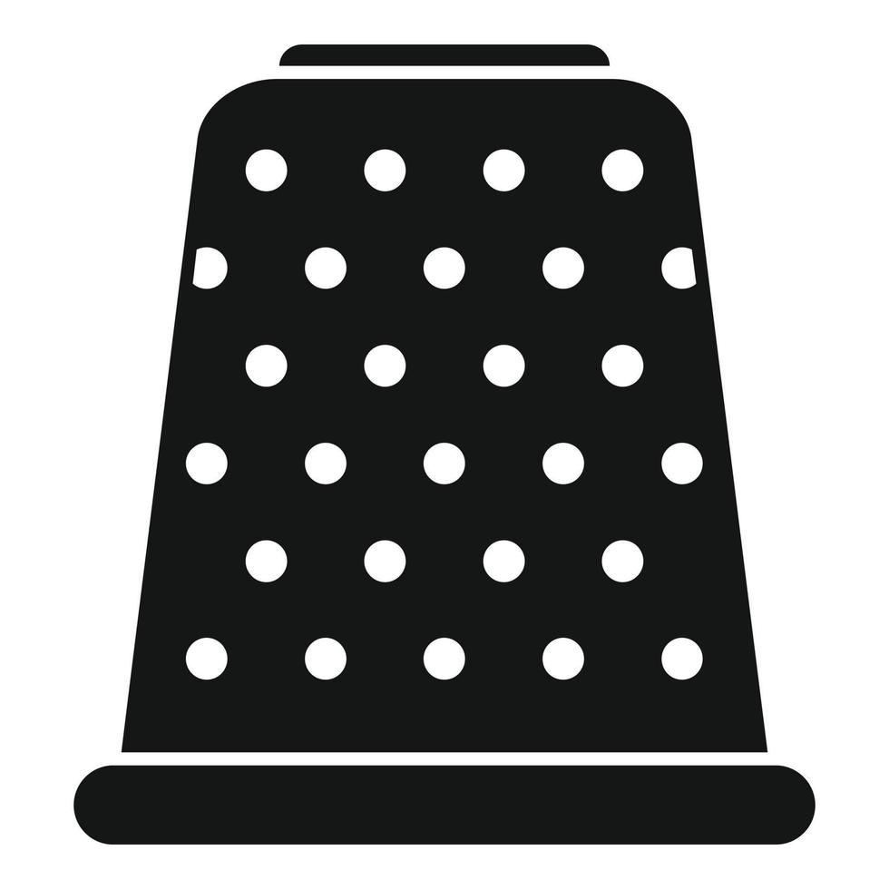 Finger protection icon simple vector. Knit scarf vector