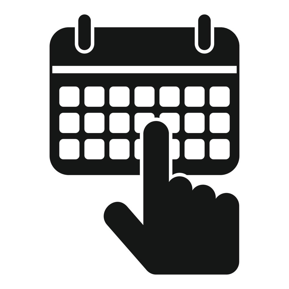 Check calendar icon simple vector. Service customer vector