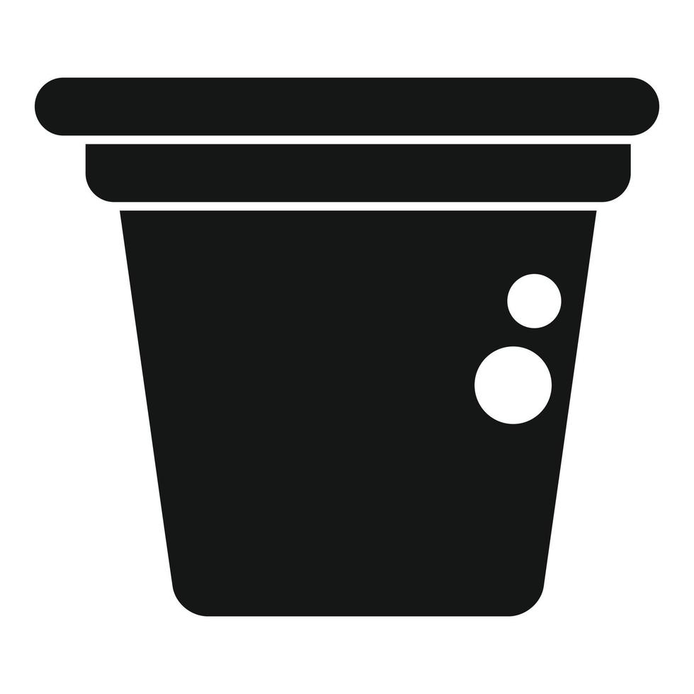 Premium coffee capsule icon simple vector. Espresso cafe vector