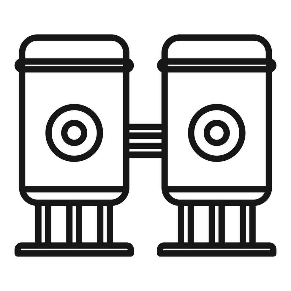 Farm cheese factory icon outline vector. Milk food vector