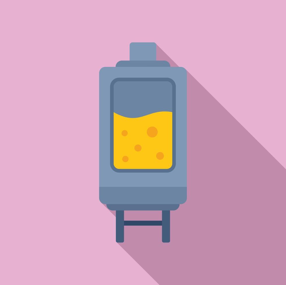 Cheese production pot icon flat vector. Milk food vector