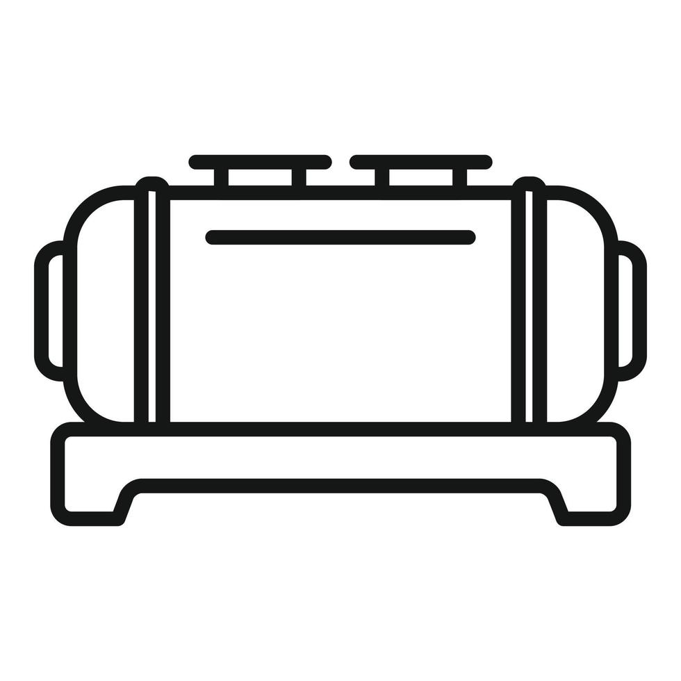Making eating icon outline vector. Milk factory vector