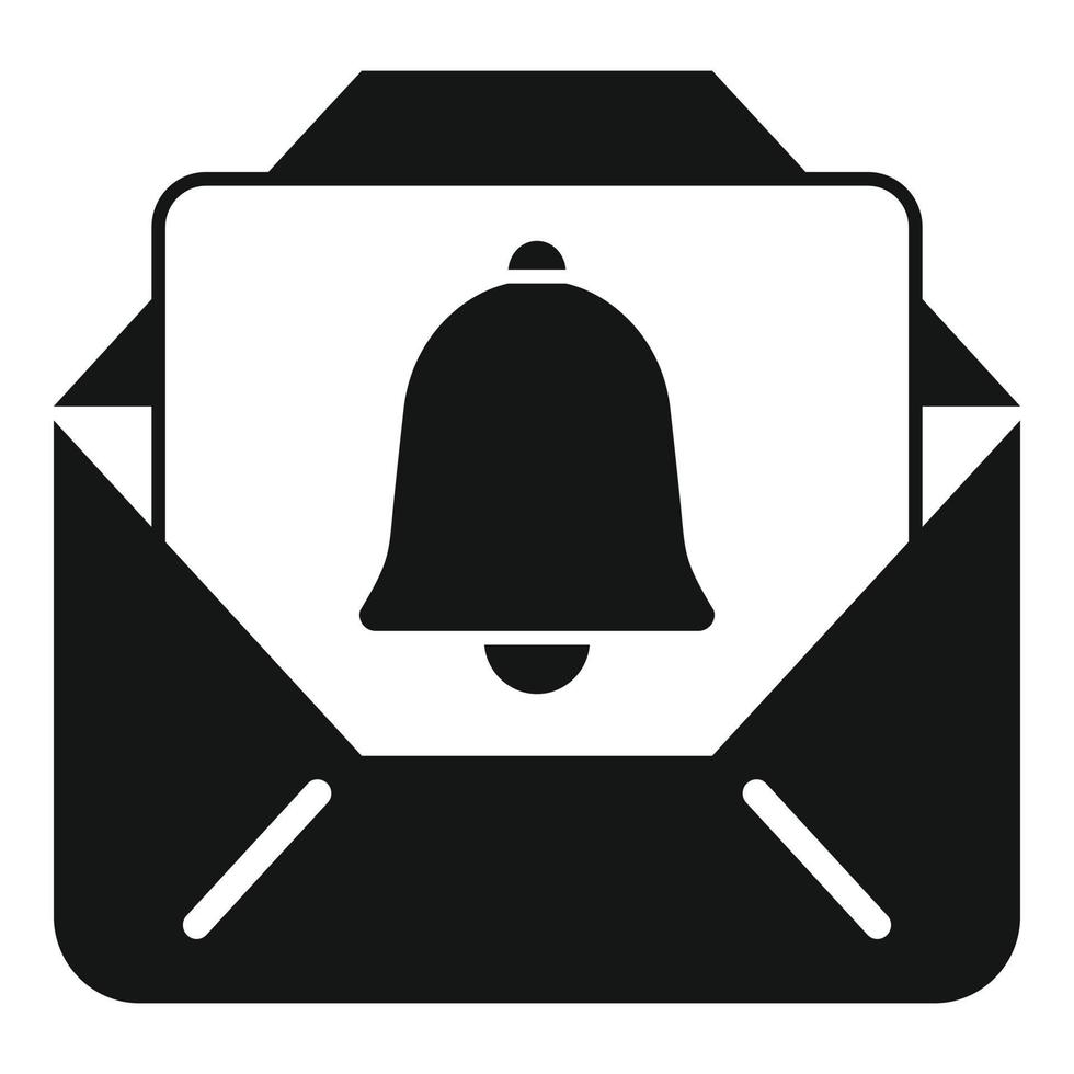 Mail sound icon simple vector. Email message vector