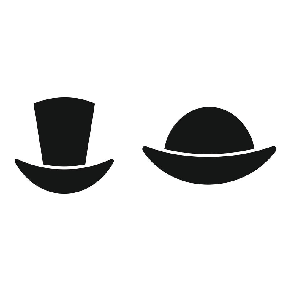 vector simple de icono de puerta de sombrero masculino femenino. wc baño
