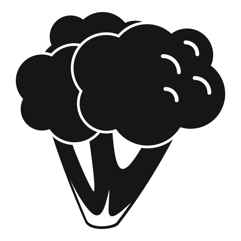 Food brocoli icon simple vector. Plant salad vector