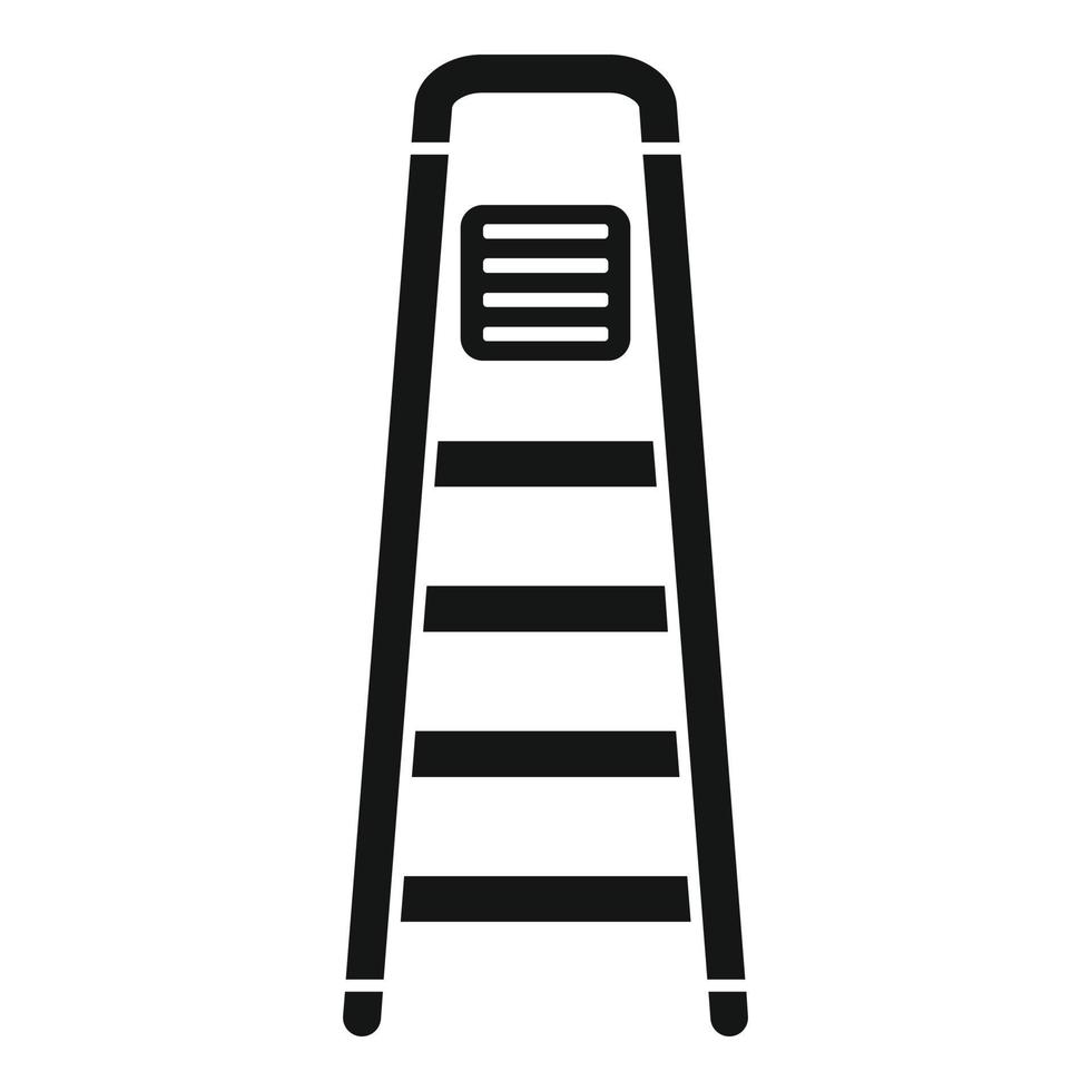 escalera escalera icono vector simple. construcción de madera