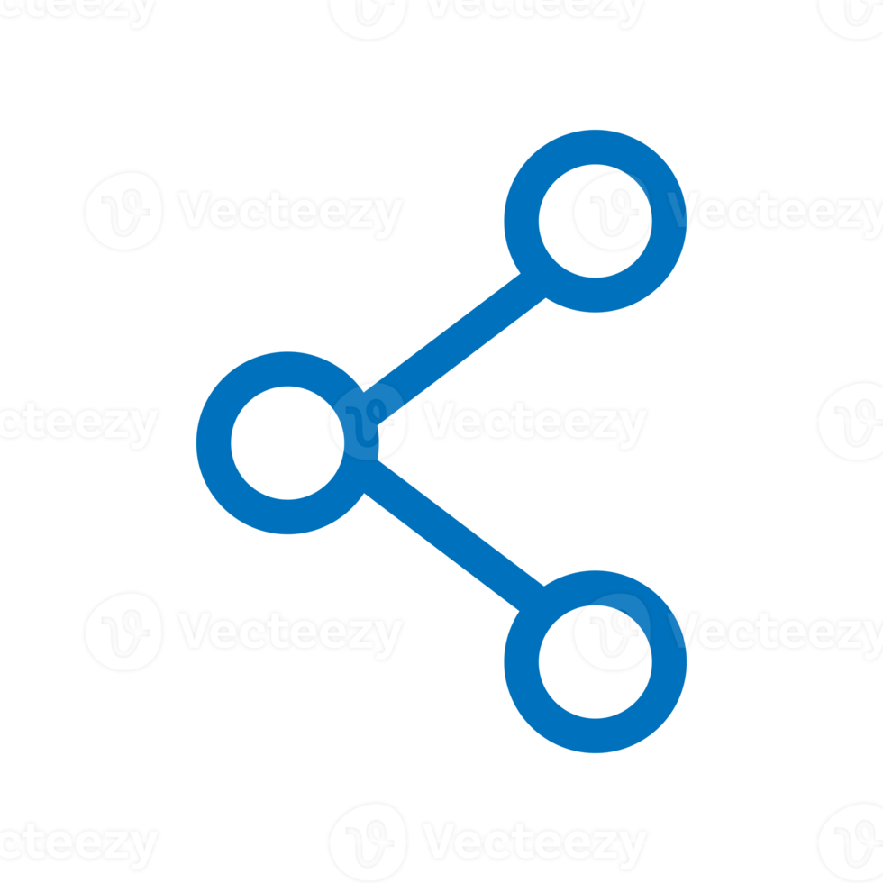 Share icon design for web interfaces and applications png