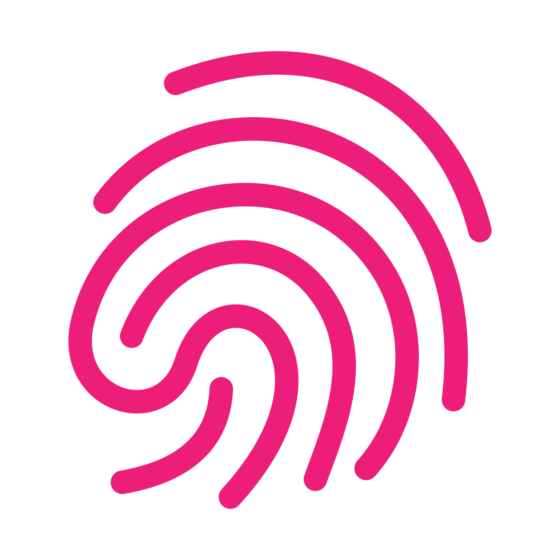 Free Fingerabdruck-Icon-Design für Webschnittstellen und Anwendungen