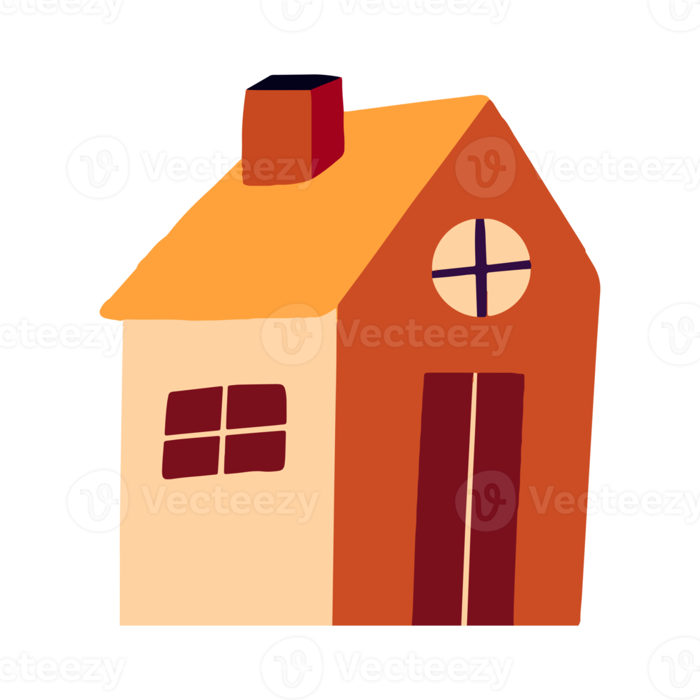 Tiny house flat design png