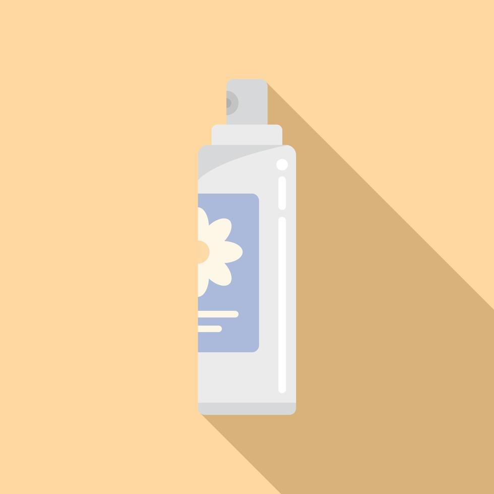 Deodorant icon flat vector. Air spray vector