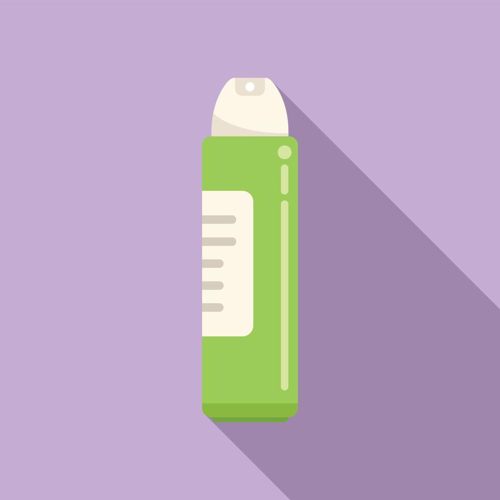 Smell deodorant icon flat vector. Air spray vector