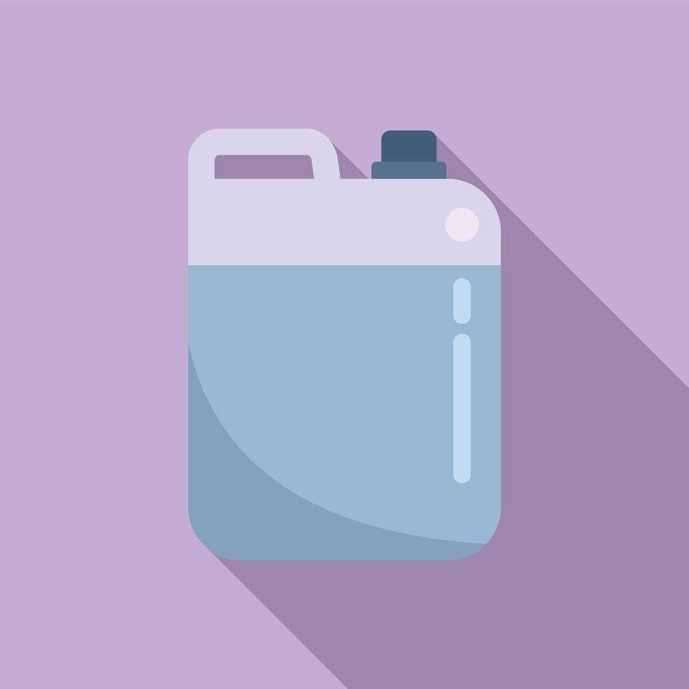 Pool cleaning canister icon flat vector